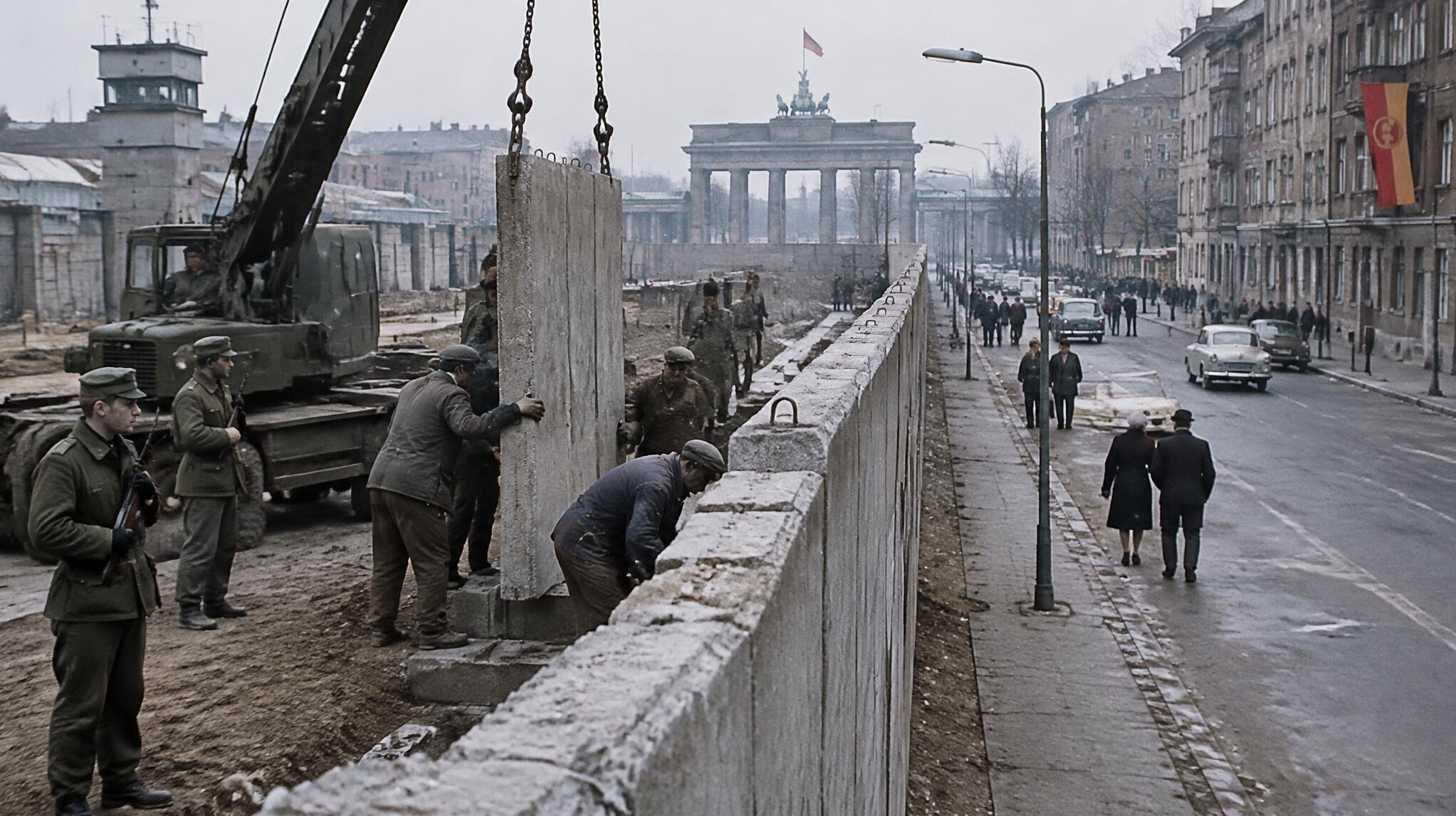 berlin wall construction