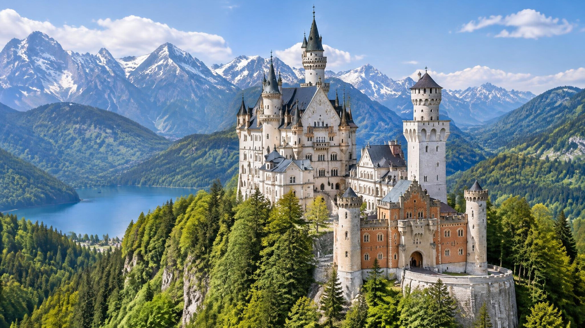 neuschwanstein castle exterior